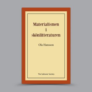 Materialismen i skönlitteraturen