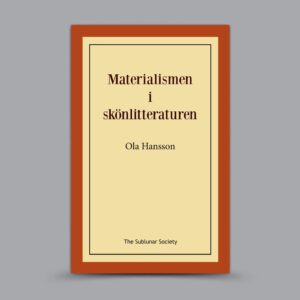 Materialismen i skönlitteraturen